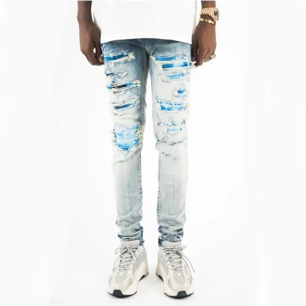 아미리 남성 블루 청바지 - Amiri Mens Blue Jeans - amr108x - 1