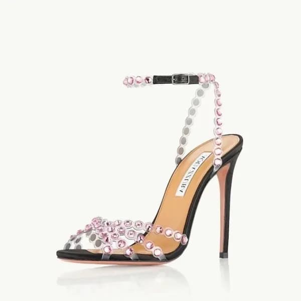 아쿠아주라 여성 핑크 하이힐 - Aquazzura Womens Pink High-heels… - 1