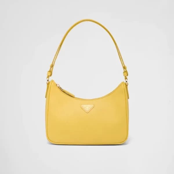 프라다 여성 옐로우 호보백 - Prada Womens Yellow Hobo Bag - pr… - 1