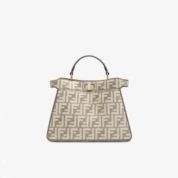 펜디 여성 베이지 피카부백 - Fendi Womens Beige Peekaboo Bag -… - 1