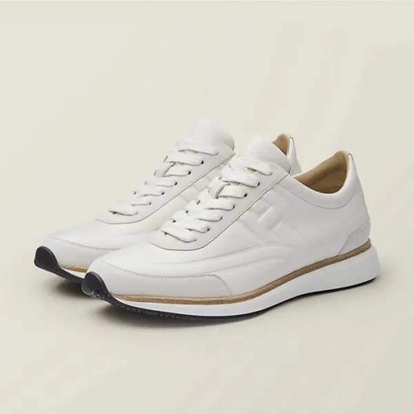 에르메스 남성 화이트 스니커즈 - Hermes Mens White Sneakers - he… - 1
