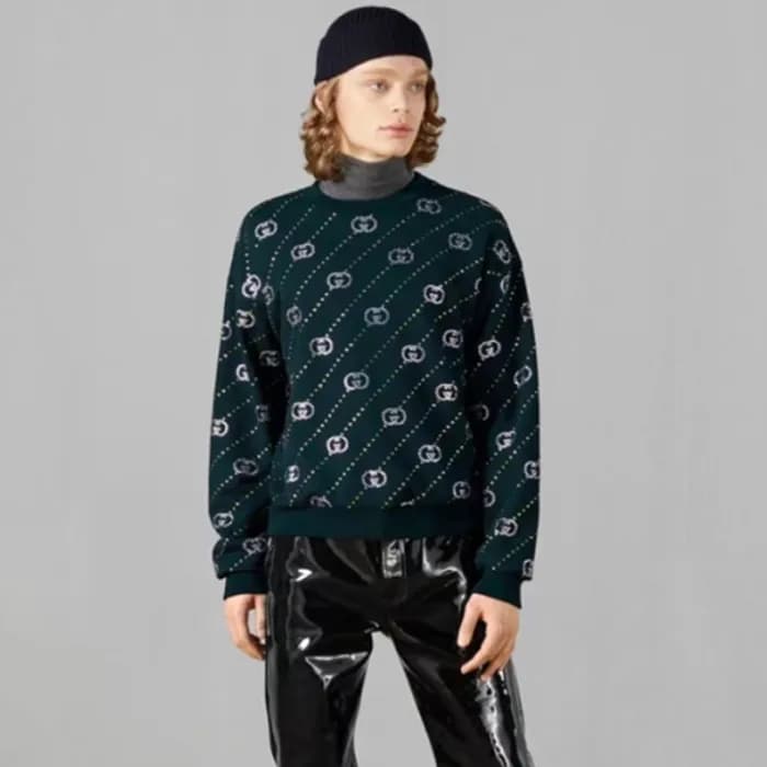 구찌 남성 베이직 블랙 맨투맨 - Gucci Mens Black Tshirts - gu10… - 1