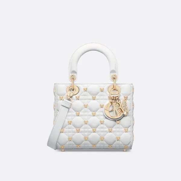 디올 여성 화이트 레이디 백 - Dior Womens White Lady Bag - dib… - 1