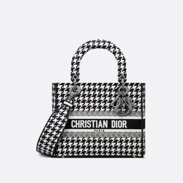 디올 여성 블랙 레이디 백 - Dior Womens Black Lady Bag - dib6… - 1