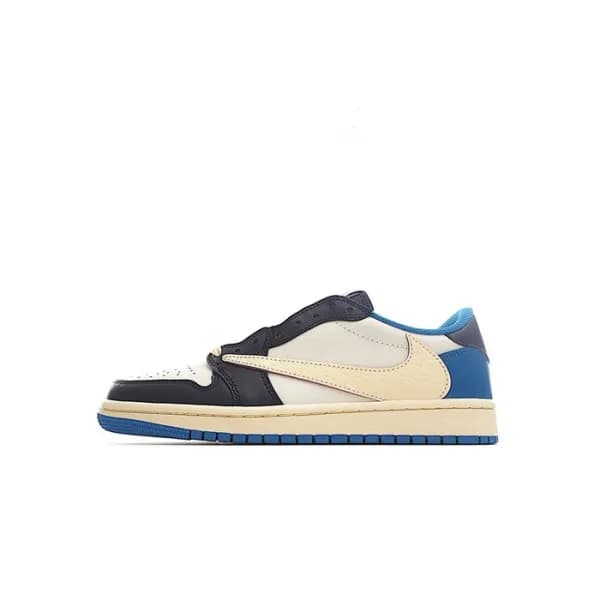 나이키 남/녀 블루 스니커즈 - Nike Air Jordan 1 Unisex Sneaker… - 1