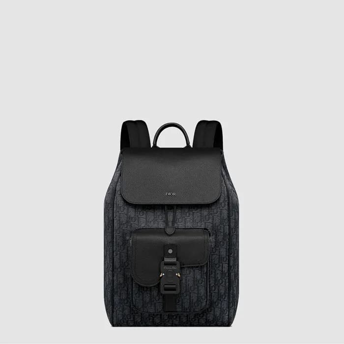 디올 남성 새들 플랩 백팩 - Dior Mens Saddle Flap Backpack - … - 1