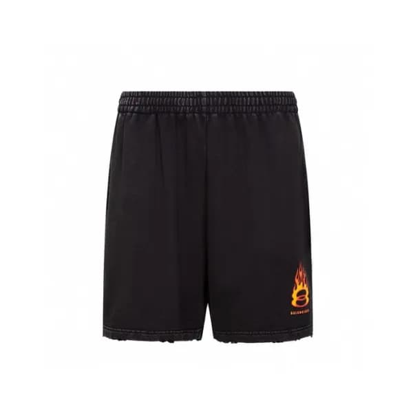 발렌시아가 남성 블랙 반바지 - Balenciaga Mens Black Half-pants… - 1