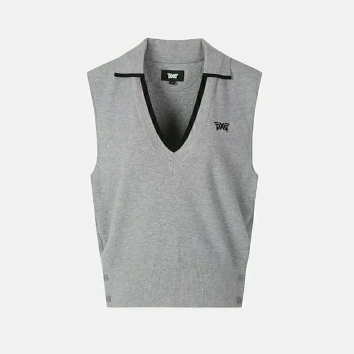 PXG 여성 브이넥 니트 베스트 - gol54x - 1