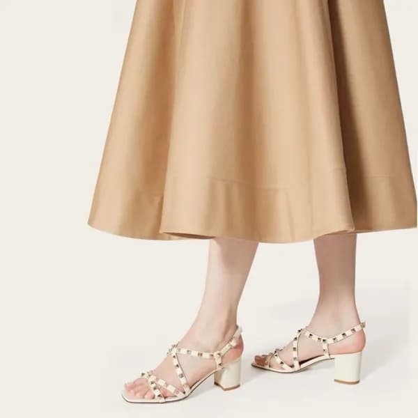 발렌티노 여성 화이트 뮬 - Valentino Womens White Mules- vas8… - 1