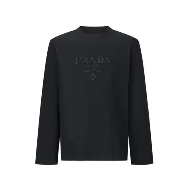 프라다 남성 라운드 긴팔티 - Prada Mens Round Tshirts - prc180… - 1