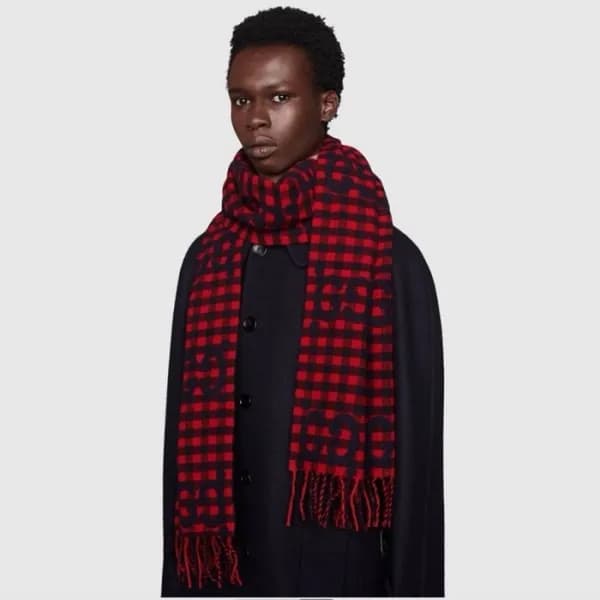 구찌 여성 레드 머플러 - Gucci Womens Red Muffler - acc2349x - 1