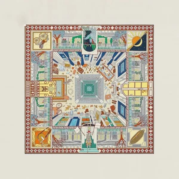 에르메스 여성 실크 스카프 - Hermes Womens Silk Scarf - acc261… - 1