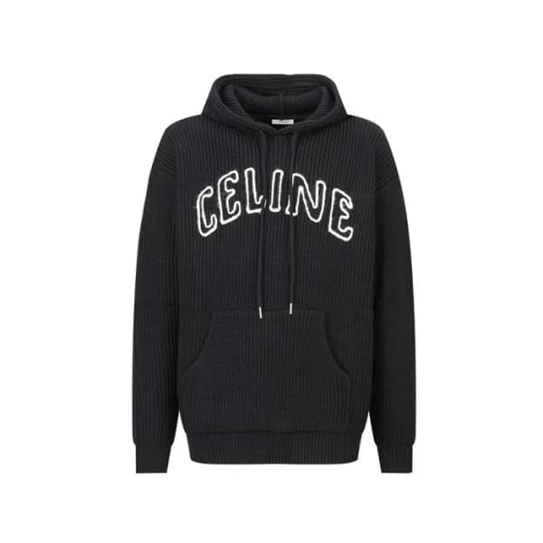 셀린느 남성 후드 니트웨어 - Celine Mens Hood Knitwear - cec45… - 1