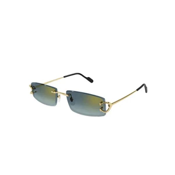 까르띠에 남성 프리미엄 메탈 프레임 선글라스 - Cartier Mens Premium Me… - 1