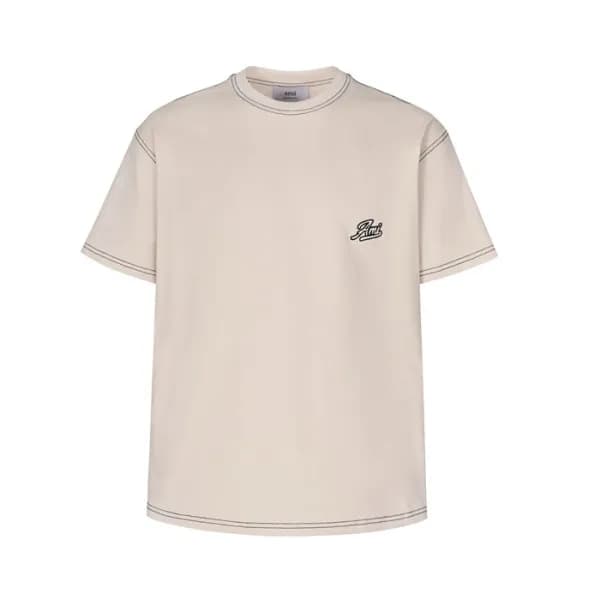 아미 남성 라운드 반팔티 - Ami Mens Round Tshirt - amc6088x - 1
