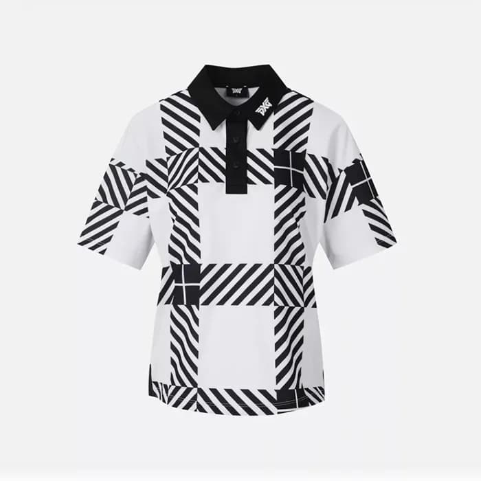 PXG 여성 썸머 패턴 쇼츠 슬리브 - gol1817x - 1