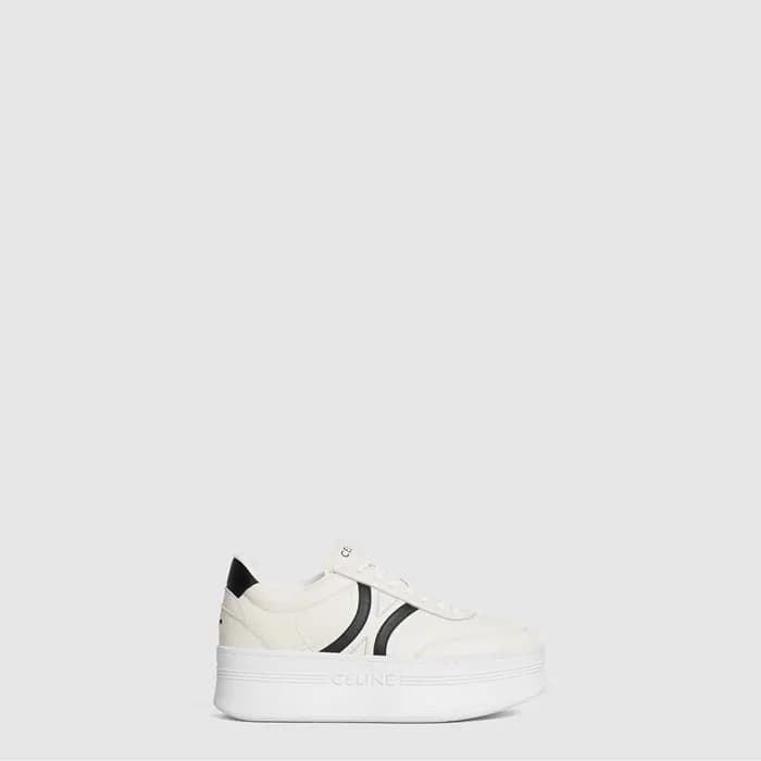 셀린느 여성 트리옹프 웨지 아웃솔 블록 스니커즈 - Celine Triomphe Wedge… - 1