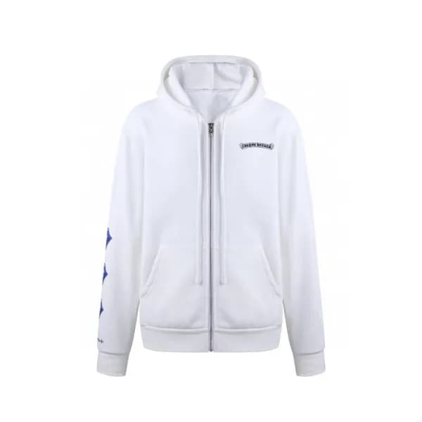 크롬하츠 남성 집업 기모 후드티 - Chrom hearts Mens Zip-up Hoode… - 1