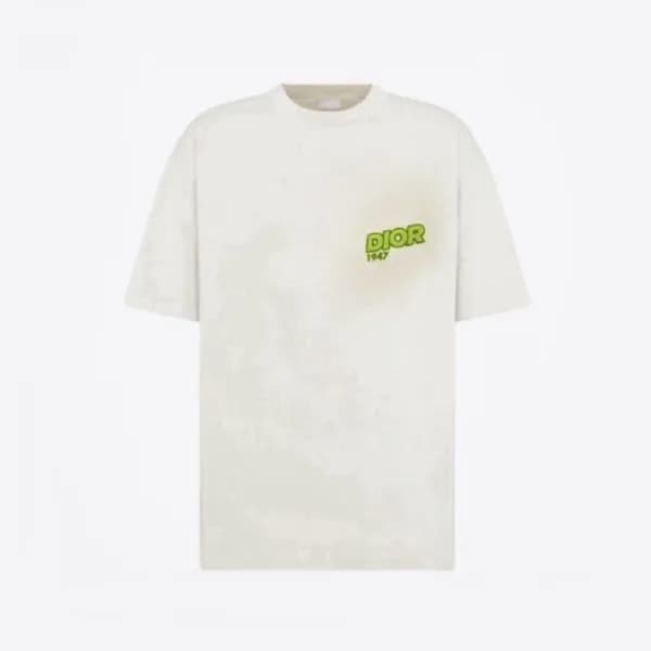 디올 남성 라운드 반팔 티셔츠 - Dior Mens Round Tshirt - dic127… - 1