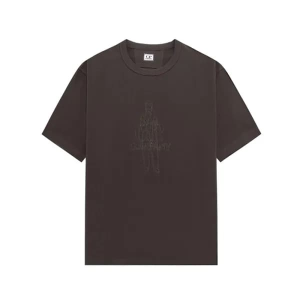 CP컴퍼니 남성 라운드 반팔티 - CP Company Mens Round Tshirt - … - 1
