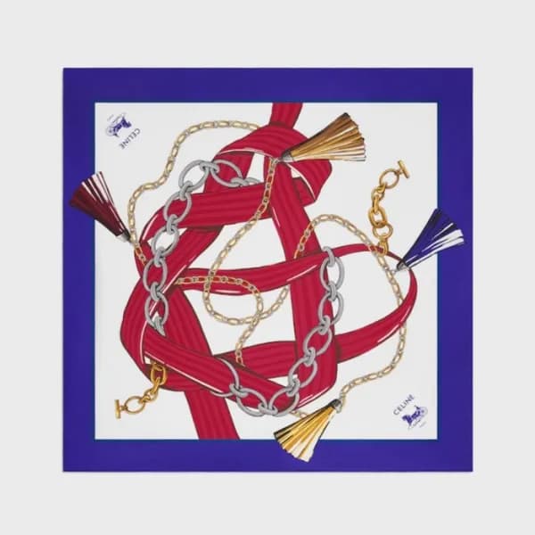 셀린느 여성 트리오페 스퀘어 스카프 - Celine Womens Triomphe Scarf… - 1