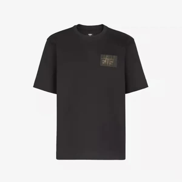 펜디 남성 라운드 반팔 티셔츠 - Fendi Mens Round Tshirt - fec14… - 1