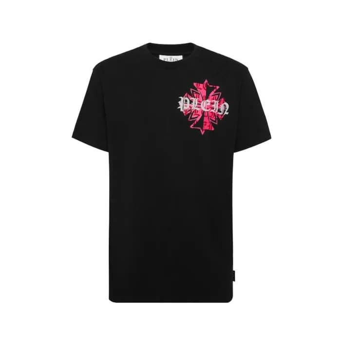 필립플레인 남성 라운드 반팔티 - Philipp-plein Mens Round Tshirt… - 1
