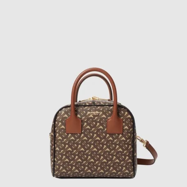 버버리 여성 큐브 볼링 백 - Burberry Womens Cube Bowling Bag … - 1