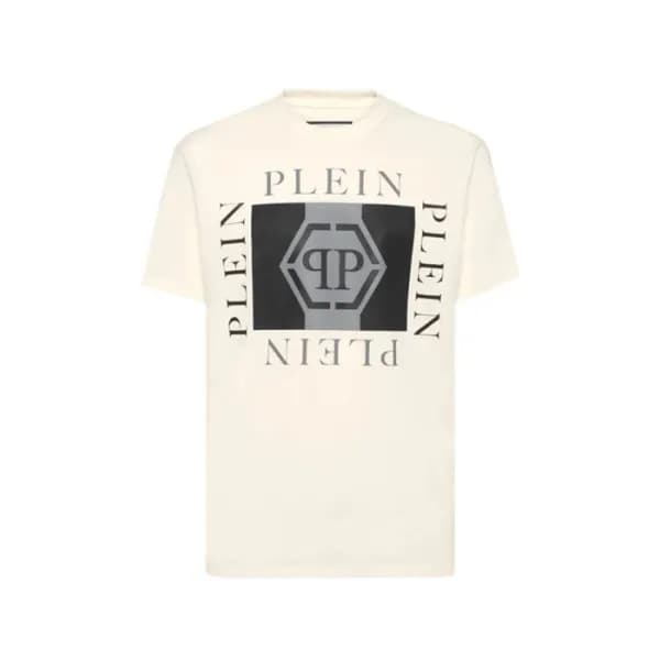 필립플레인 남성 라운드 반팔티 - Philipp-plein Mens Round Tshirt… - 1