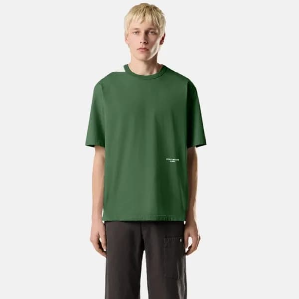 스톤아일랜드 남성 라운드 반팔 티셔츠 - Stone Island Mens Round Tsh… - 1
