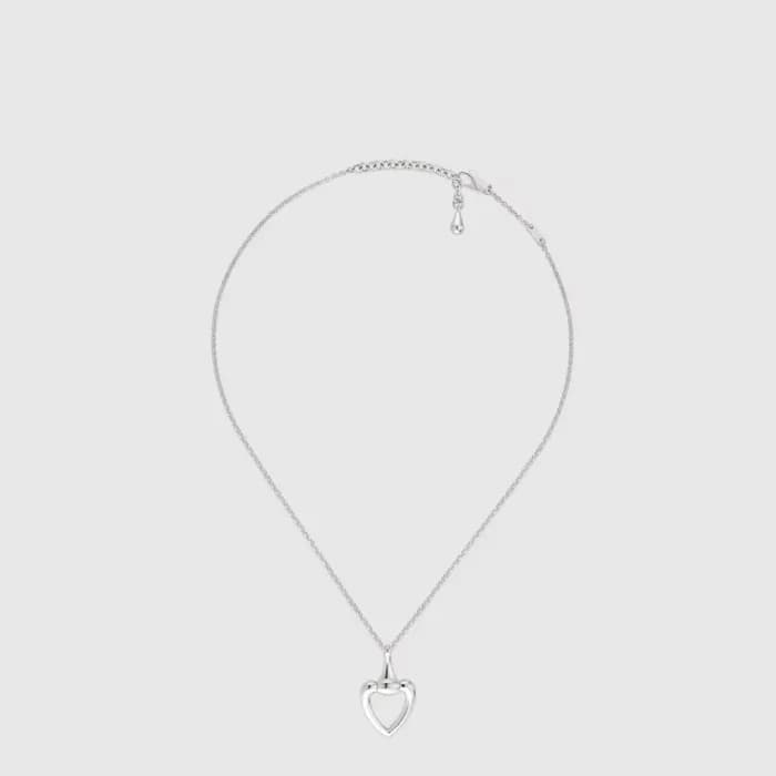구찌 여성 하트 펜던트 네크리스 - Gucci Womens Heart Pendant Necklace - acc10683x - 1