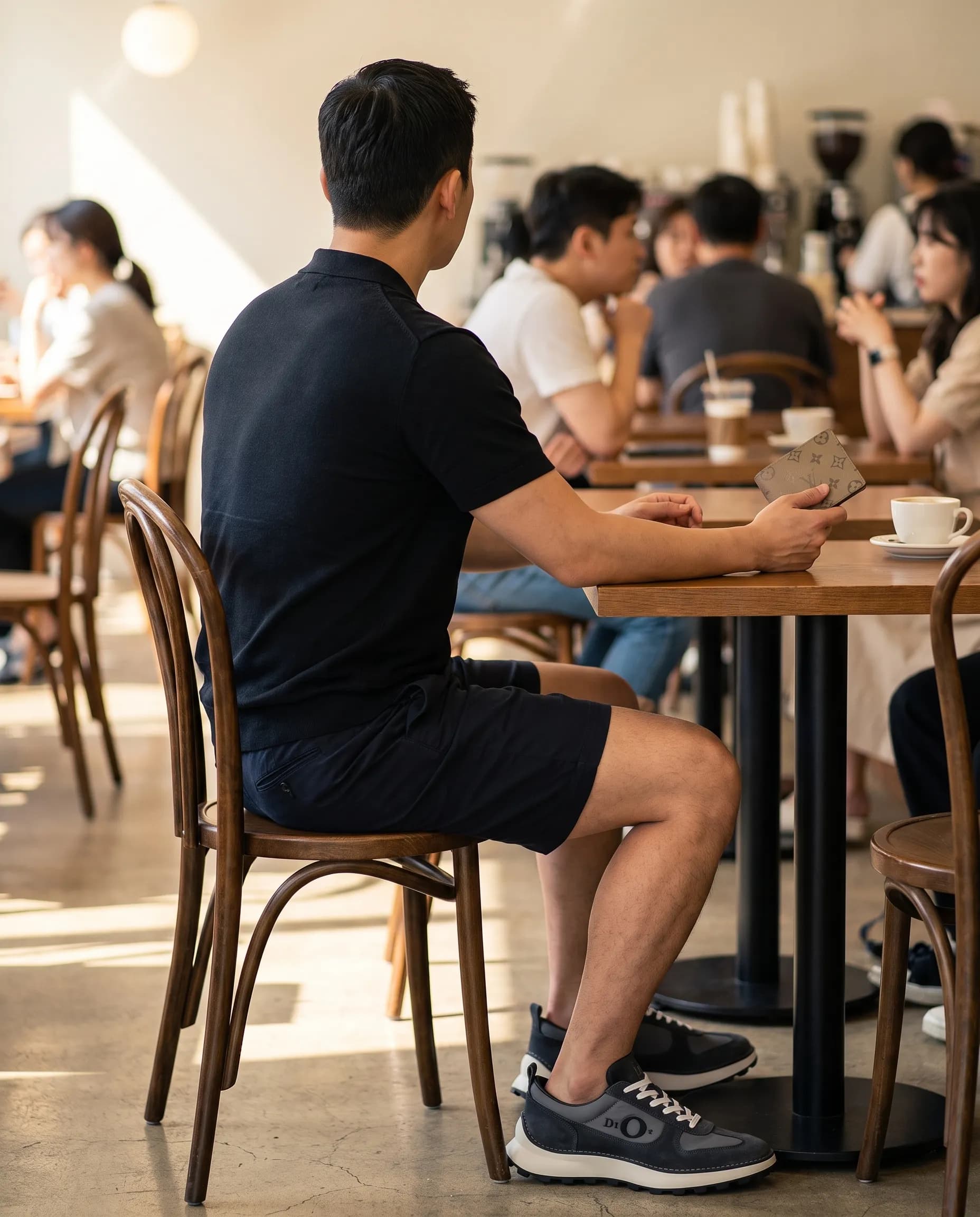 카페 30대 남성 코디