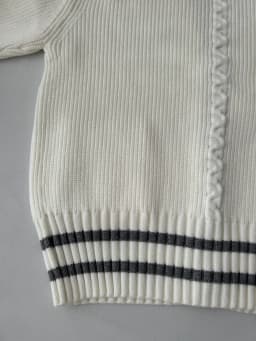Thom Browne 톰브라운 남성 브이넥 가디건 - Thom Browne Mens V-neck Cardigan… 검수 사진 13