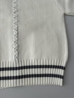Thom Browne 톰브라운 남성 브이넥 가디건 - Thom Browne Mens V-neck Cardigan… 검수 사진 14