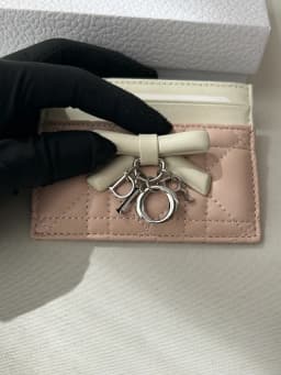 Dior 디올 여성 레이디 디올 프리지아 카드 지갑 - Dior Womens Lady Dior Freesia Card Wallet - diw1048x 검수 사진 5