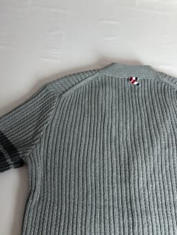 Thom Browne 톰브라운 남성 브이넥 가디건 - Thom Browne Mens V-neck Cardigan… 검수 사진 10