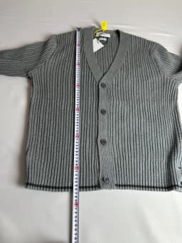Thom Browne 톰브라운 남성 브이넥 가디건 - Thom Browne Mens V-neck Cardigan… 검수 사진 16
