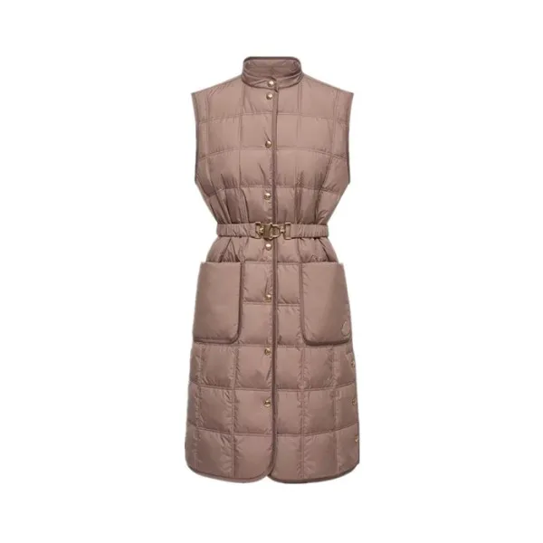 몽클레어 여성 다운 롱 베스트 - Moncler Womens Down Long Vest - moc17620x