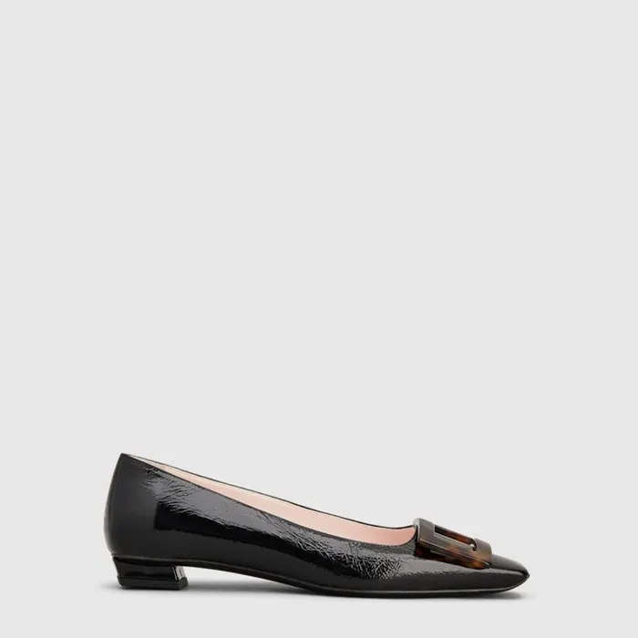 로저비비에 여성 벨 비비에 새틴 발레리나 - Roger Vivier Womens Belle Vivier Satin Ballerina - ros14492x 이미지 2/6