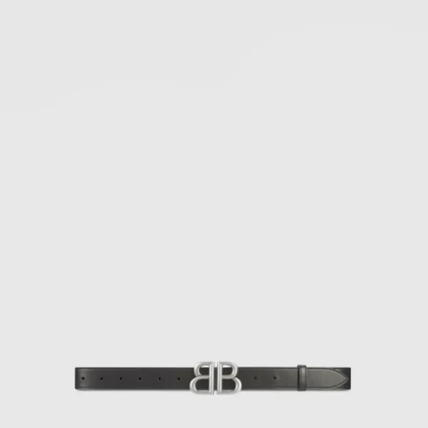 발렌시아가 남성 브이로고 가죽 벨트 - Balenciaga Mens V-logo Belt … 이미지 2/5