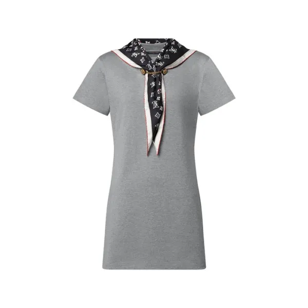 루이비통 여성 네이비컬 스카프 티셔츠 드레스 - Louis vuitton Womens Na… 이미지 2/19