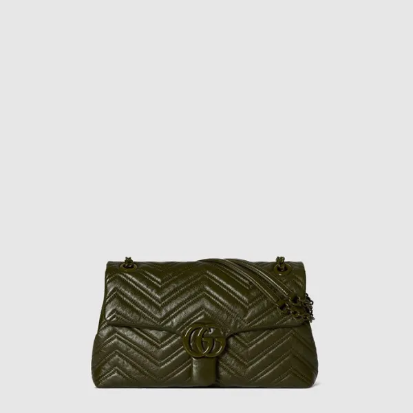 구찌 여성 GG 마몽 미디엄 숄더백 - Gucci Womens GG Marmont Medi… 이미지 2/3