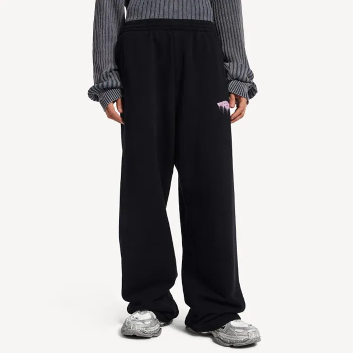 발렌시아가 남성 웻 브러시 루즈핏 트레이닝 팬츠 - Balenciaga Mens Wet B… 이미지 2/16