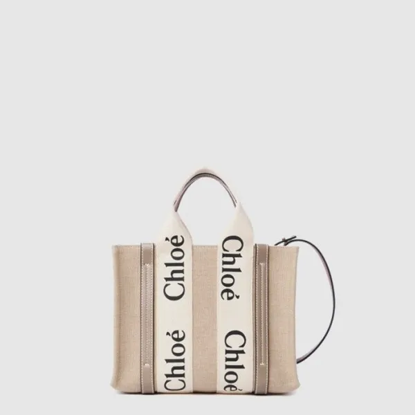 끌로에 여성 우디 스트랩 토트 백 스몰 - Chloe Womens Woody Strap T… 이미지 2/4