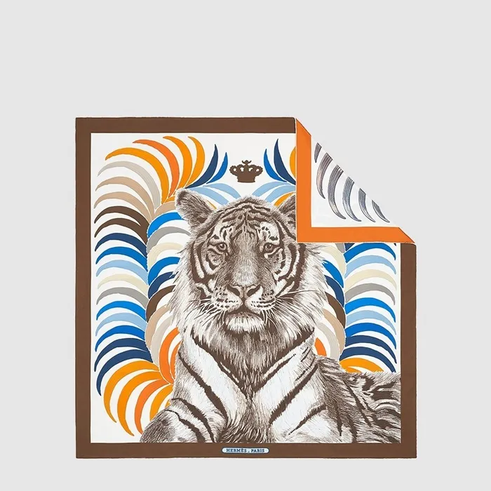 에르메스 여성 티그레 로얄 양면 스카프 - Hermes Womens Tigre Royal … 이미지 2/5