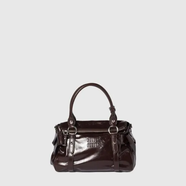 미우미우 여성 가죽 탑 핸들 백 - Miumiu Womens Leather Top Hand… 이미지 2/6