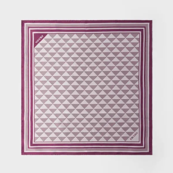 프라다 여성 스퀘어 스카프 - Prada Womens Square Scarf - acc69… 이미지 2/11