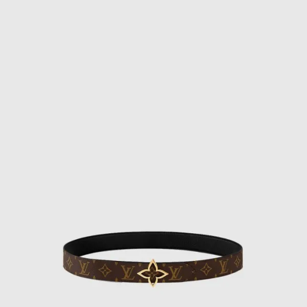 루이비통 남성 슬림 플라워 리버서블 벨트 - Louis vuitton Mens Slim F… 이미지 2/5
