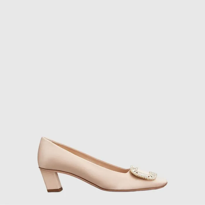 로저비비에 여성 벨 비비에 새틴 펌프스 - Roger Vivier Womens Belle Vivier Satin Pumps - ros14484x 이미지 2/4