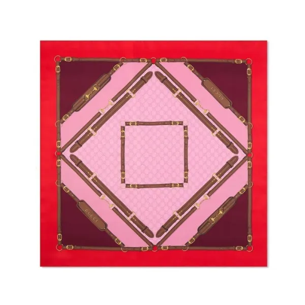 구찌 여성 스퀘어 스카프 - Gucci Womens Square Scarf - acc701… 이미지 2/14